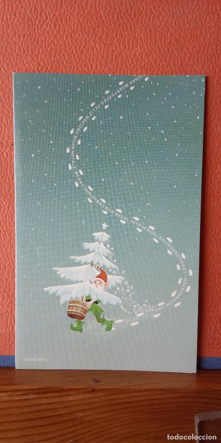 Postkarten: TARJETA DE NAVIDAD. DIPTICO. CIRCULADA.