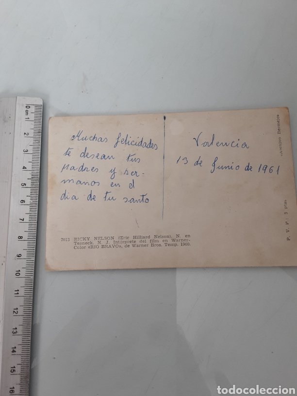Postales: Postal Ricky Nelson - Foto 2