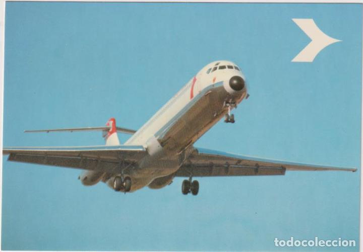 Cartoline: Douglas DC-9. Super 80. Publicidad de Austrian Airlines