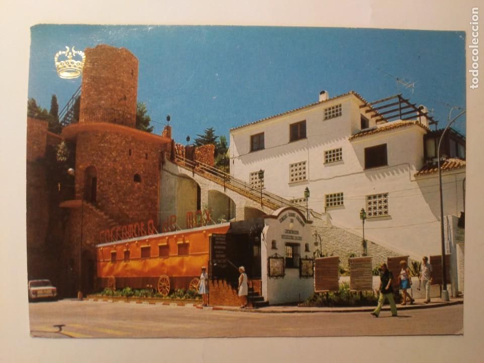 Postales: Postal Mijas Costa del Sol Arquitectura Espa&ntilde;a a&ntilde;os 70 edificios - Foto 1