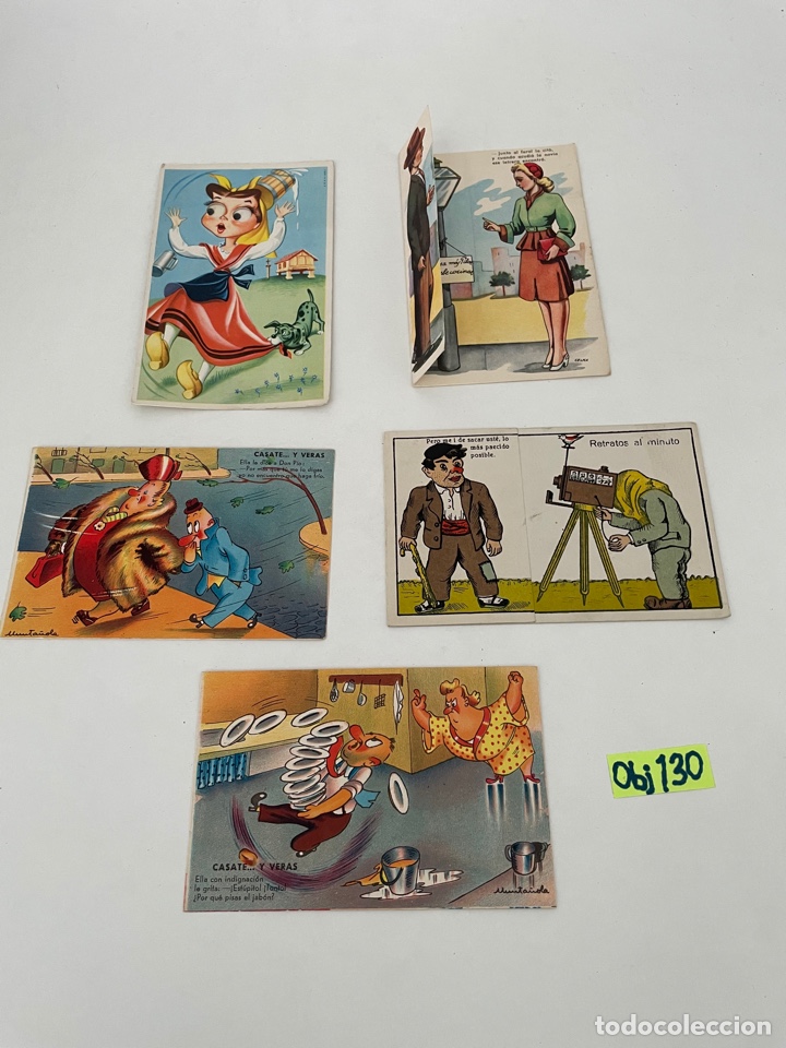 Postales: LOTE DE POSTALES ANTIGUAS - Foto 1