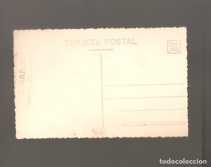 Postales: 1 postal antigua con chica - Foto 2