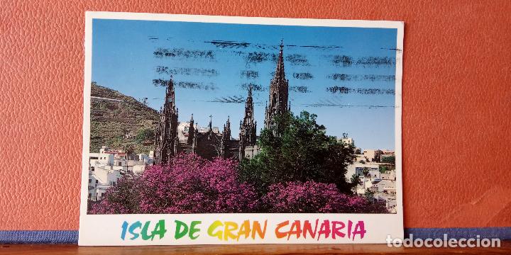 Postales: ISLA DE GRAN CANARIA. BONITA POSTAL. CIRCULADA.