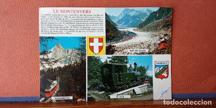 Cartoline: MASSIF DU MONT-BLAC. BONITA POSTAL. CIRCULADA.