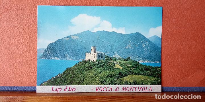 Cartoline: LAGO D'ISEO. ROCCA DI MONTISOLA. BONITA POSTAL. CIRCULADA.