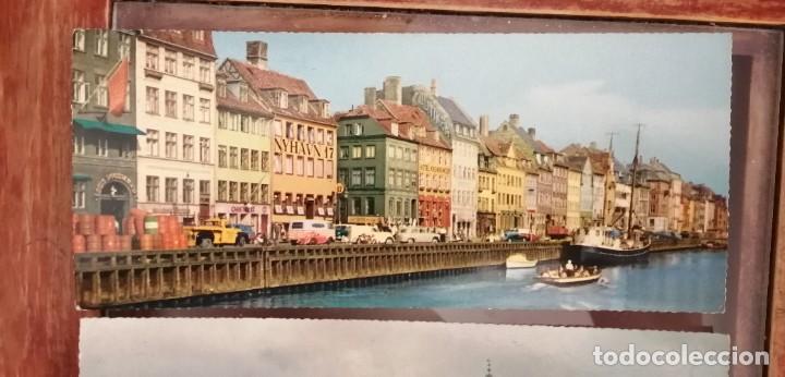 Postales: COLECCI&Oacute;N DE 5 TARJETAS DE COPENHAGUE - Foto 2