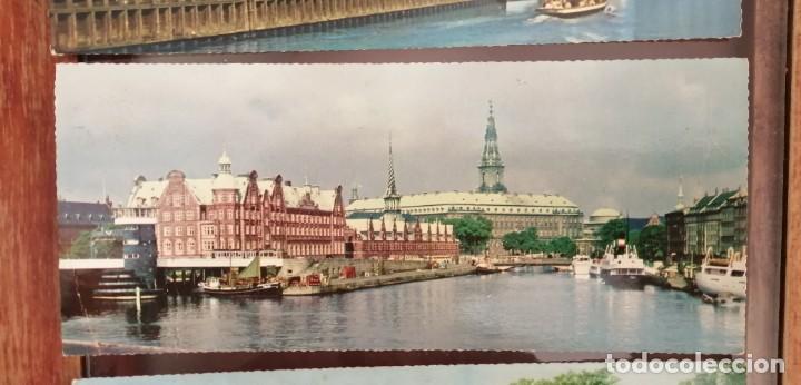 Postales: COLECCI&Oacute;N DE 5 TARJETAS DE COPENHAGUE - Foto 3