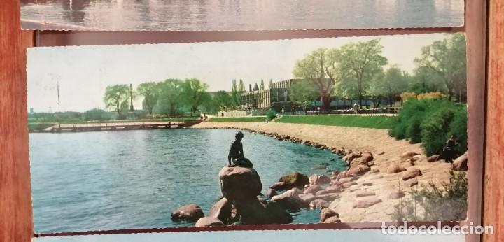 Postales: COLECCI&Oacute;N DE 5 TARJETAS DE COPENHAGUE - Foto 4