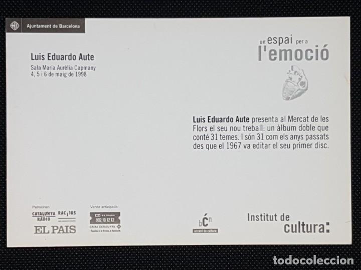 Postales: Postal promocional LUIS EDUARDO AUTE A34 - Foto 2