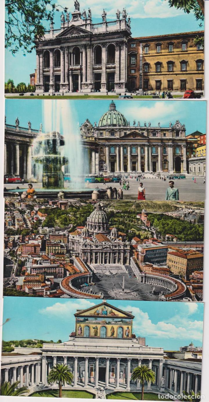 Postales: Roma. Lote de 4 postales. A&ntilde;os 60 - Foto 1
