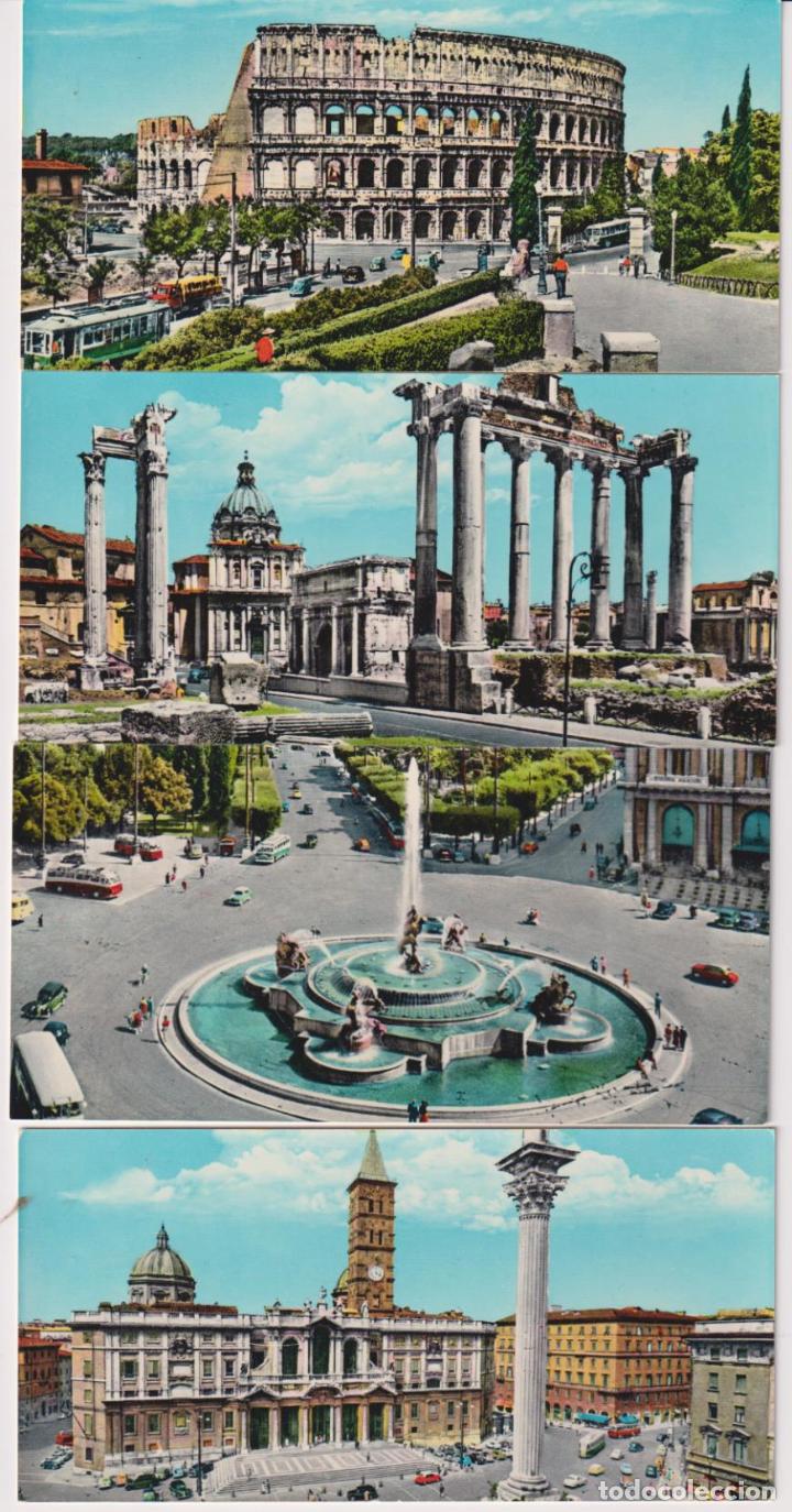 Postales: Roma. Lote de 4 postales. A&ntilde;os 60 - Foto 1