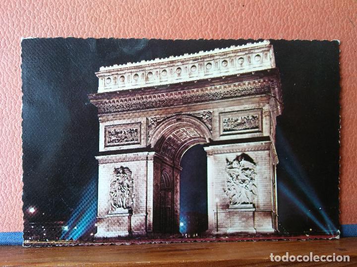 Postales: PARIS. ARC DE TRIOMPHE. BONITA POSTAL. CIRCULADA. - Foto 1