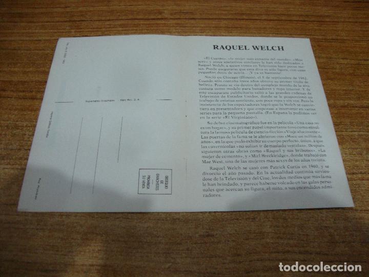 Postales: POSTAL DIVACHISTES SIN CIRCULAR RAQUEL WELCH - Foto 2