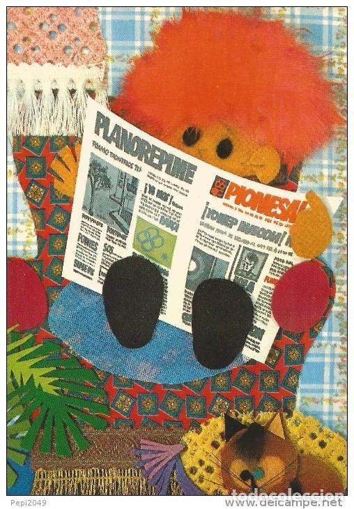 Postales: ^^^ PP89 - POSTAL - MU&Ntilde;ECO LEYENDO EL PERIODICO - Foto 1