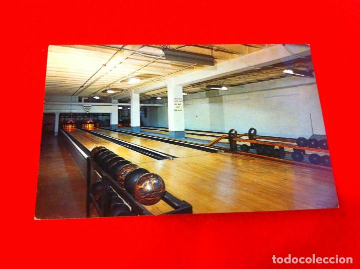 Postais: POSTAL. SAILORS BOWLING ALLEY. POSTAL NO ESCRITA