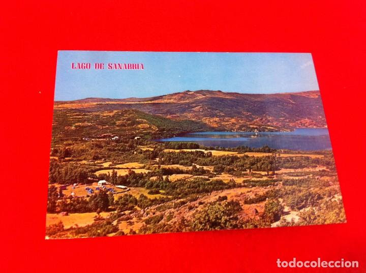 Postkarten: POSTAL. NO ESCRITA.. LAGO DE SANABRIA. CAMPING DE ENSIRESA Y LAGO.