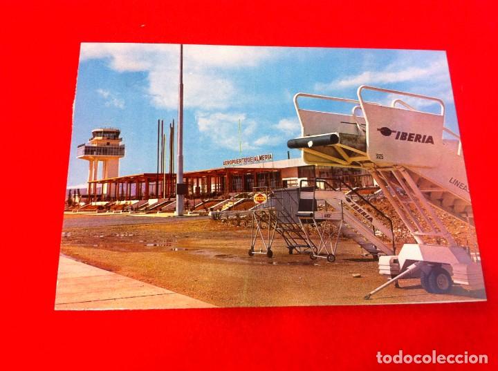 Postales: POSTAL. NO ESCRITA. ALMERIA. COSTA DEL SOL. DETALLE DEL AEROPUERTO