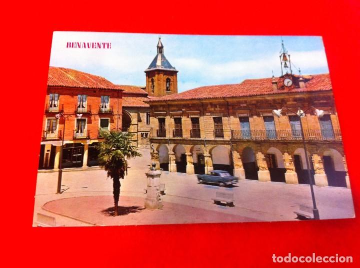 Cartes Postales: POSTAL. NO ESCRITA. BENAVENTE. PLAZA DE ESPA&Ntilde;A