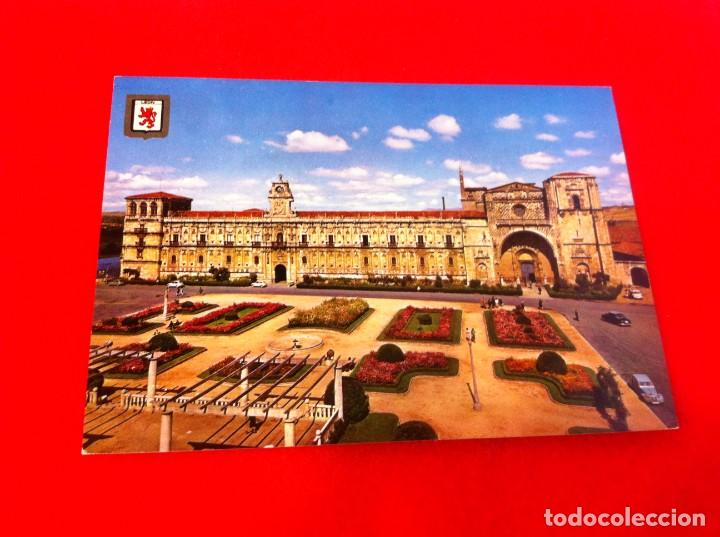 Postales: POSTAL. ESCRITA. LE&Oacute;N. SAN MARCOS - Foto 1