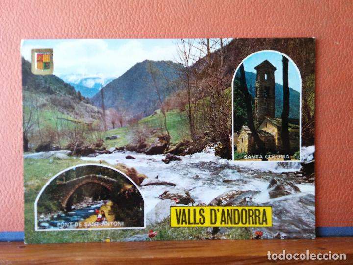 Cartoline: VALLS D'ANDORRA. BONITA POSTAL. CIRCULADA.