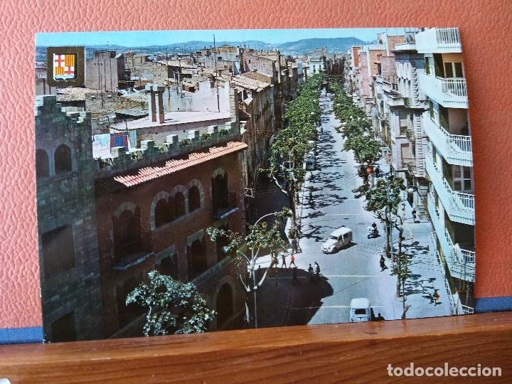 Cartes Postales: RAMBLA DE SAN ISIDRO-IGUALADA. BONITA POSTAL. NUEVA.