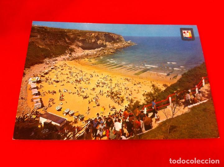 Postales: POSTAL NO ESCRITA. SANTANDER, PLAYA DE MATALE&Ntilde;AS - Foto 1