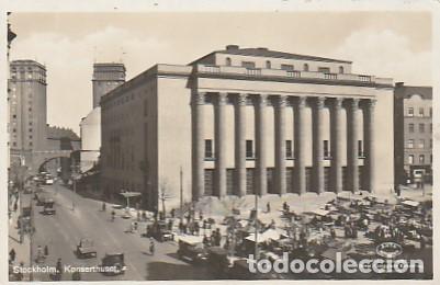 Postales: Suecia ** & Postal, Estocolmo, La Sala de Conciertos (4093) - Foto 1