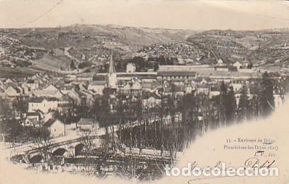 Postales: Francia & Circulado, Plombi&egrave;res les Dijon, Alrededores, Vista general, Coimbra Portugal 1903 (55)