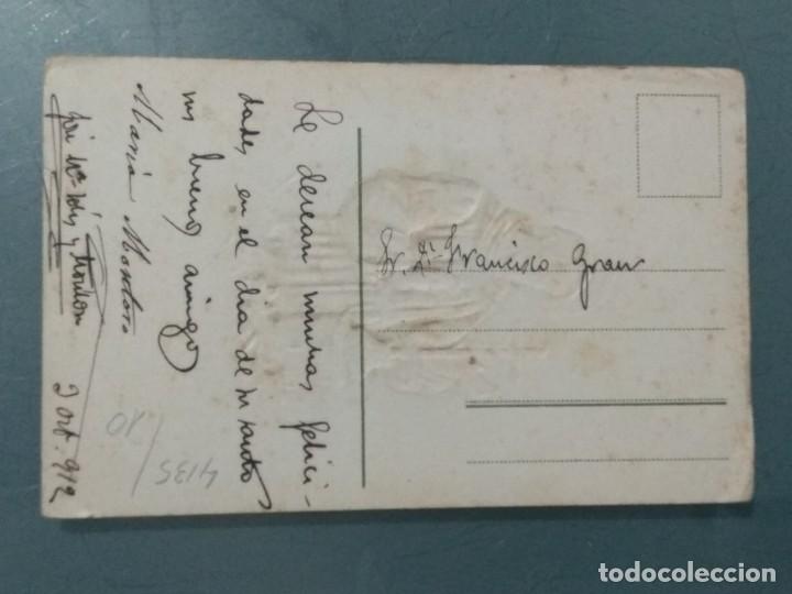 Postales: POSTAL SAN FRANCISCO DE ASIS EN RELIEVE. - Foto 2