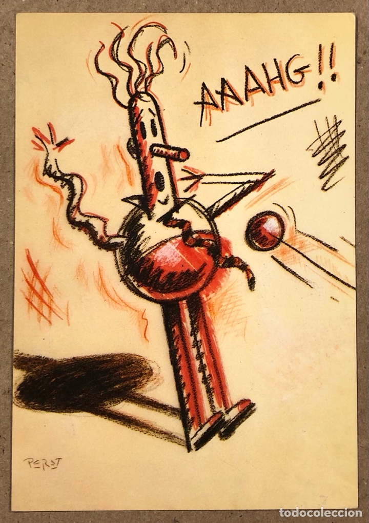 Postales: PERET &ldquo;AAAHG!!&rdquo;. POSTAL SIN CIRCULAR EDICIONES CONTEMPOR&Aacute;NEAS 1984.
