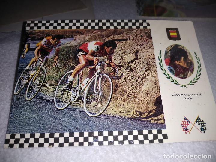 Postales: postal JESUS MANZANEQUE N&ordm; 13 Serie ciclismo ed. fisa - TEM/E