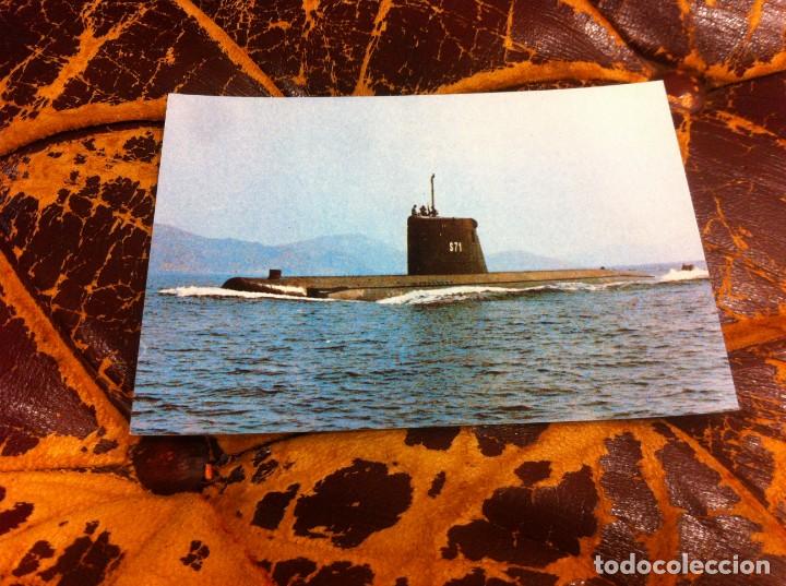 Cartes Postales: POSTAL ARMADA ESPA&Ntilde;OLA. SUBMARINO S-71 GALERNA