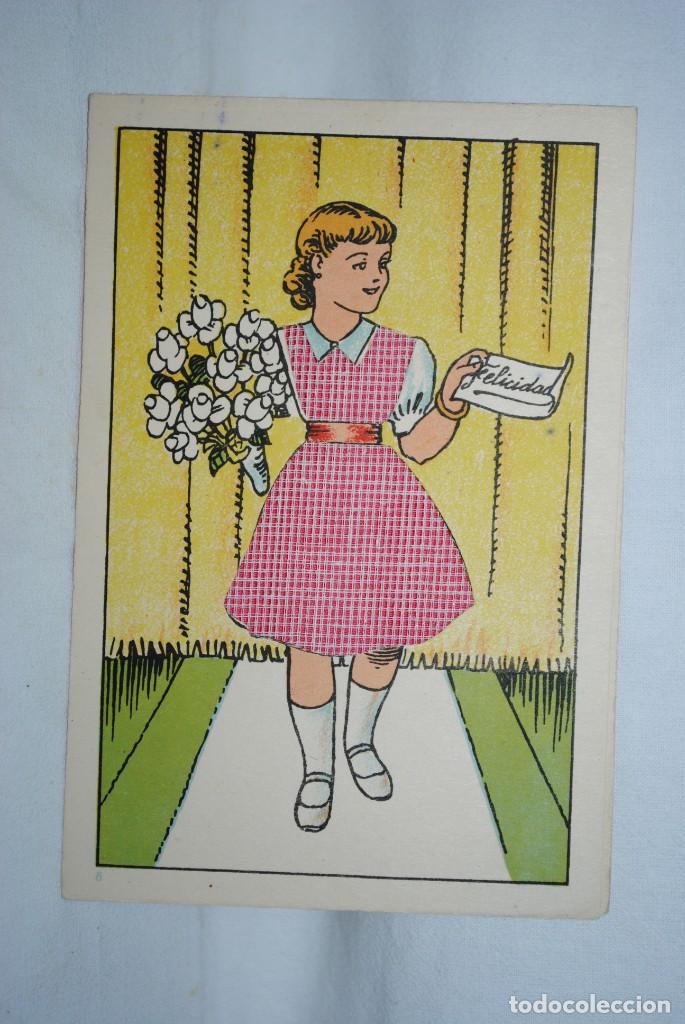 Postkarten: POSTAL PARA PRUEBAS DE TELAS PARA VESTIDOS .