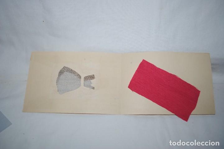 Postales: POSTAL PARA PRUEBAS DE TELAS PARA VESTIDOS . - Foto 2