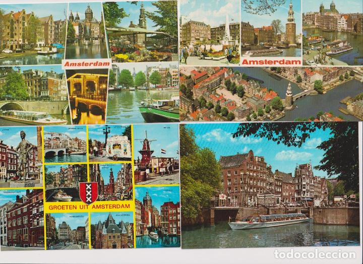 Postales: &Aacute;msterdam. Lote de 4 postales - Foto 1