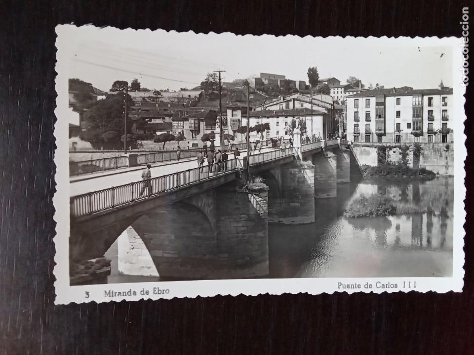 Postales: Miranda de Ebro.Puente de Carlos IIi. - Foto 1