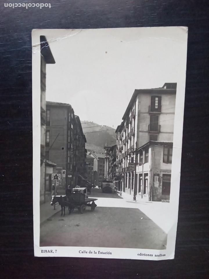 Postales: Eibar.Calle de la estaci&oacute;n. - Foto 1
