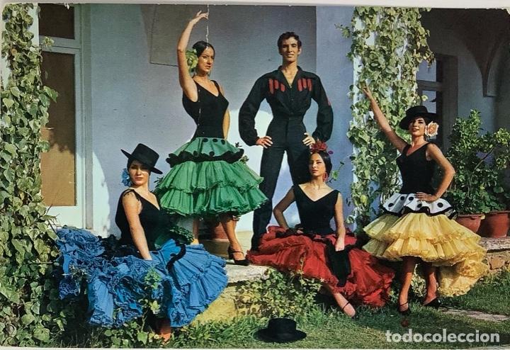 Postales: FLAMENCO, Paco de Lucio, Danza de las Celosas. Circulada. - Foto 1