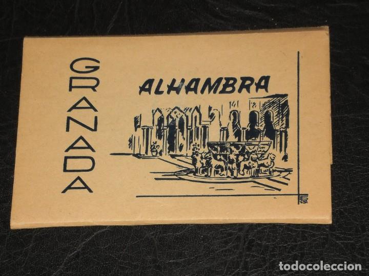 Cartoline: - LOTE 9 POSTALES EN BLOC ORIGINAL - RECUERDO DE GRANADA ALHAMBRA-EDICIONES AGATA-TERCERA SERIE -SIN