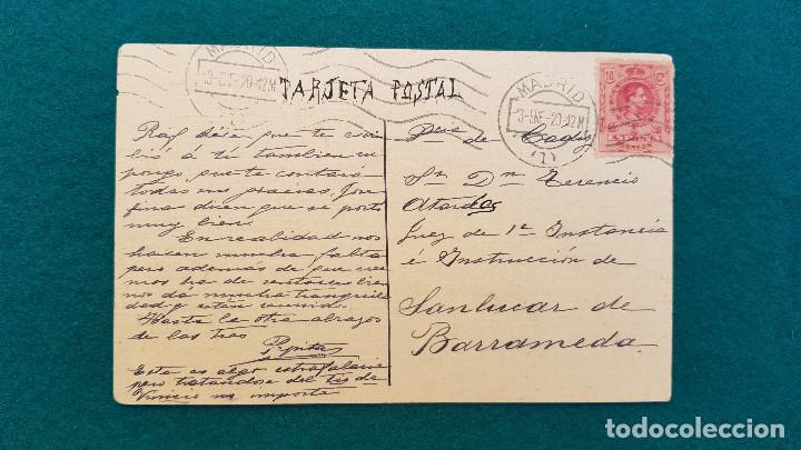 Postales: POSTAL ENVIADA DESDE MADRID 1920 - Foto 2