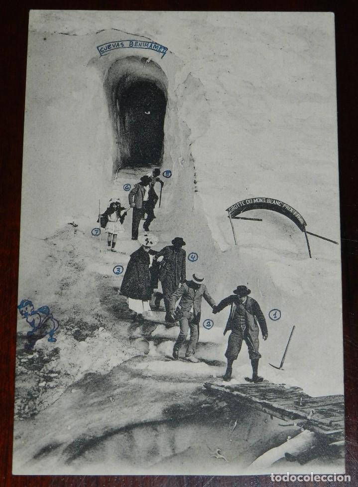 Cartoline: POSTAL DE GROTTE DU MONT BLANC, EL ANTIGUO DUE&Ntilde;O DIVUBO SOBRE LA MISMA, NO CIRCULADA.