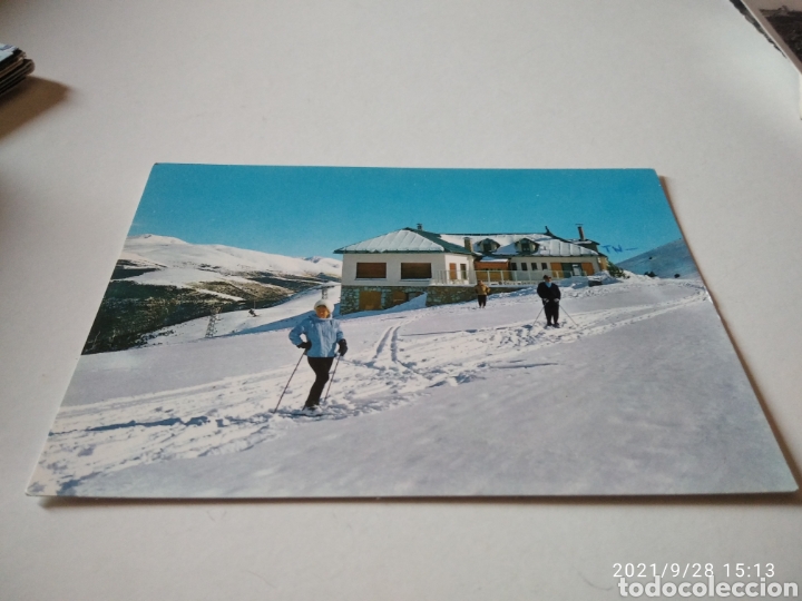 Postales: Postal la Molina restaurante costa rasa esqui