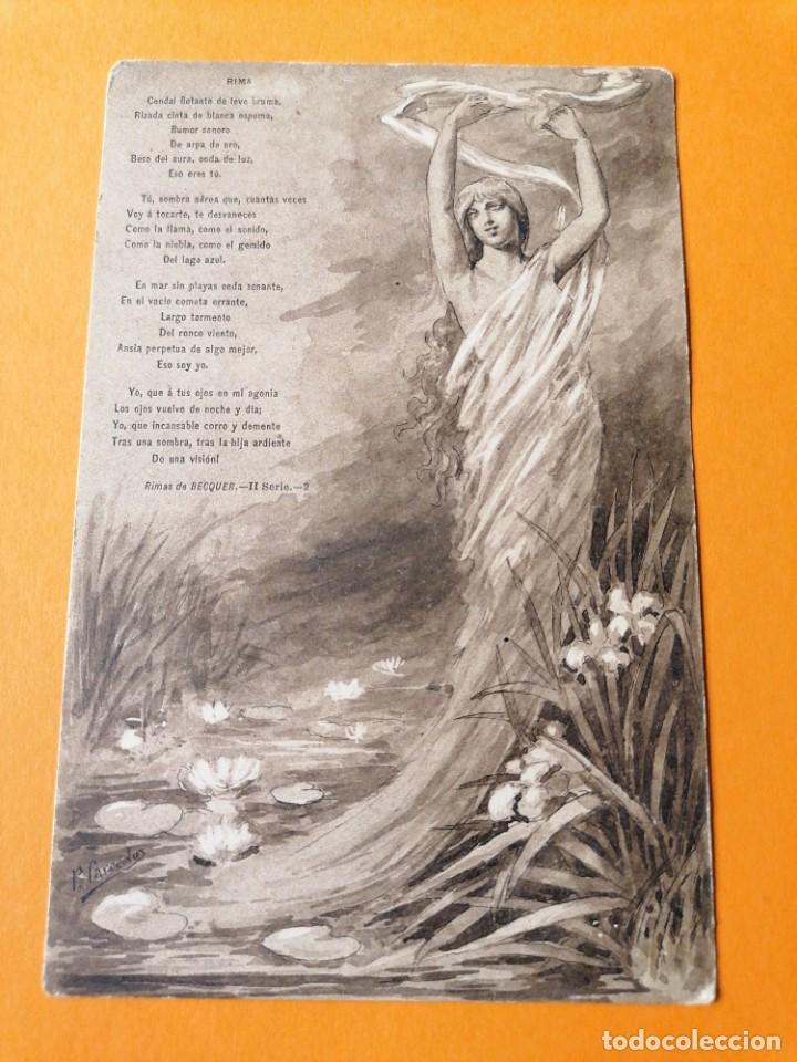 Postales: Tarjeta postal rom&aacute;ntica - Foto 1