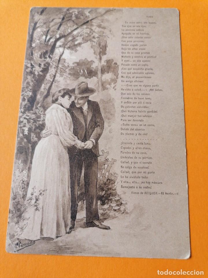 Postales: Tarjeta postal rom&aacute;ntica - Foto 1
