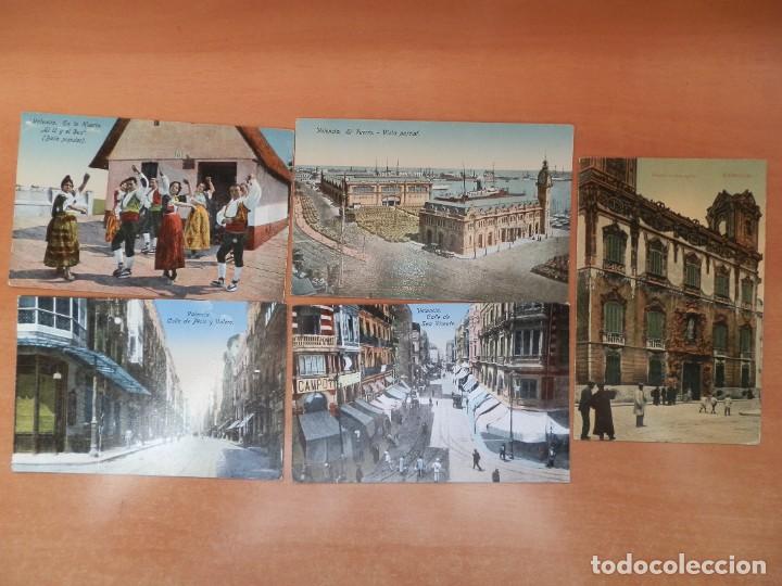 Postales: 5 POSTALES VALENCIA. EDICIONES F. C. VALENCIA. - Foto 1