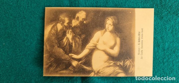 Postkarten: POSTAL FIRENZE - R. GALLERIA UFFIZI - LA CASTA SUSANNA