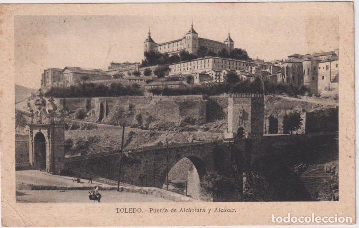 Postales: Toledo. Puente de Alc&aacute;ntara y Alc&aacute;zar - Foto 1