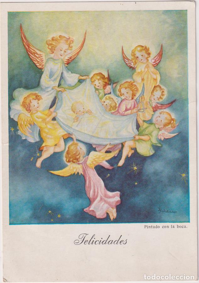 Postales: Postal de Navidad. Fechada al dorso en 1960 - Foto 1