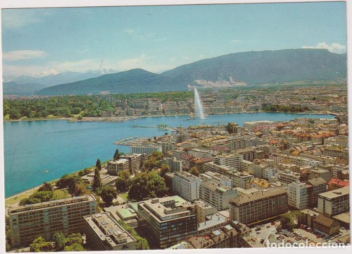 Postales: Ginebra. Vista A&eacute;rea. Fechada en 1983 - Foto 1