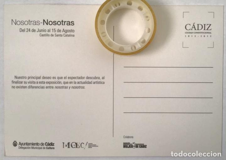 Postales: Nosotras exposici&oacute;n C&aacute;diz grabado postal mujer - Foto 2